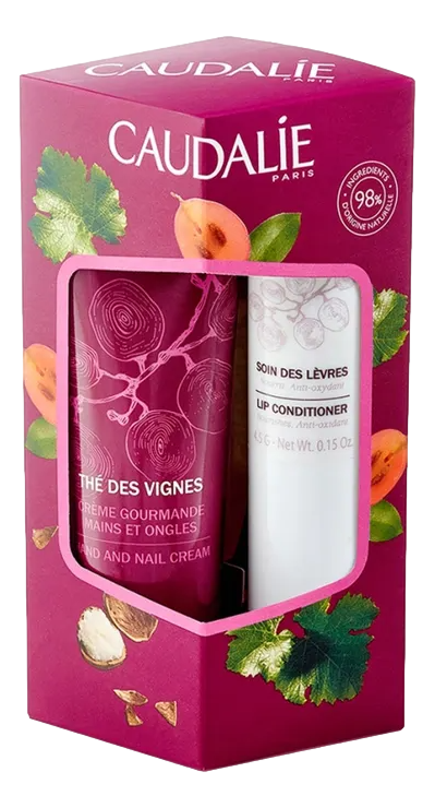 THE DES VIGNES CRÈME MAINS & ONGLES + stick lèvres