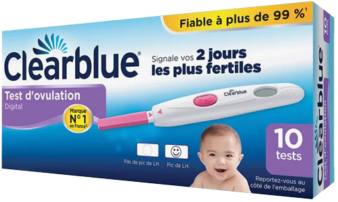 Clearblue test d'ovulation digital 4 jours 10 unités